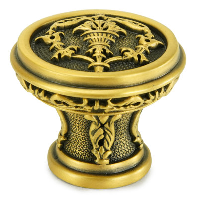 GIVERNY KNOB IN MUSEUM GOLD PLATE