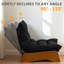 Upholstered Corduroy Lounge Chair-387332854