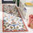 Blossom Hand Tufted Wool/Cotton Oriental Rug in Green/Ivory/Blue-80638670
