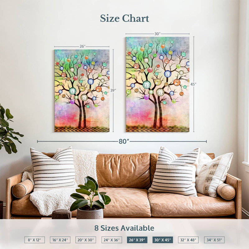 Kelan Tree Watches, 39" H x 26" W