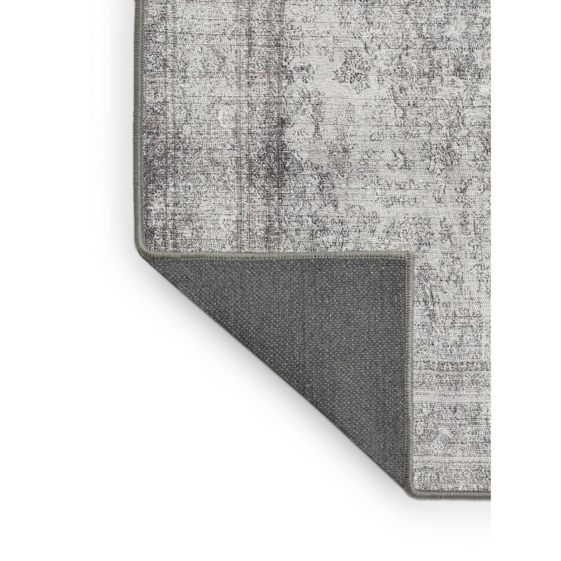 Tapis gris/brun clair traditionnel, Rectangle 5 pi x 7 pi