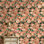 Papier peint floral, décoration murale amovible vintage pêche