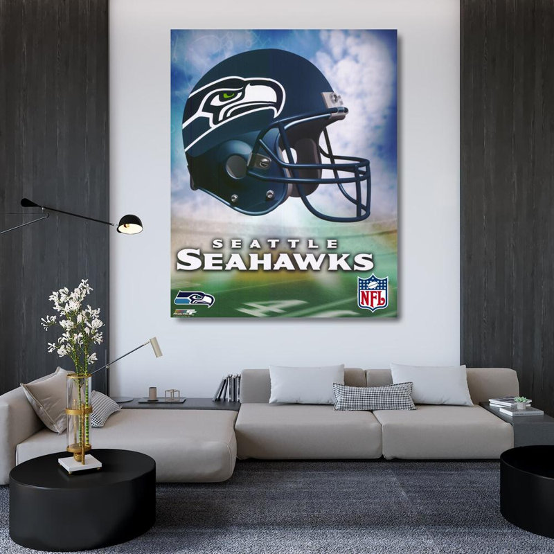 Logo du casque Seattle Seahawks, H 46 po x l 36 po