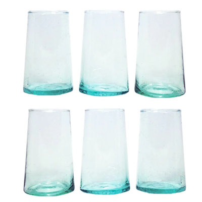 8 oz. Handmade Drinking Glass Set