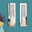 2 Piece Glass Wall Bath Sconce Set