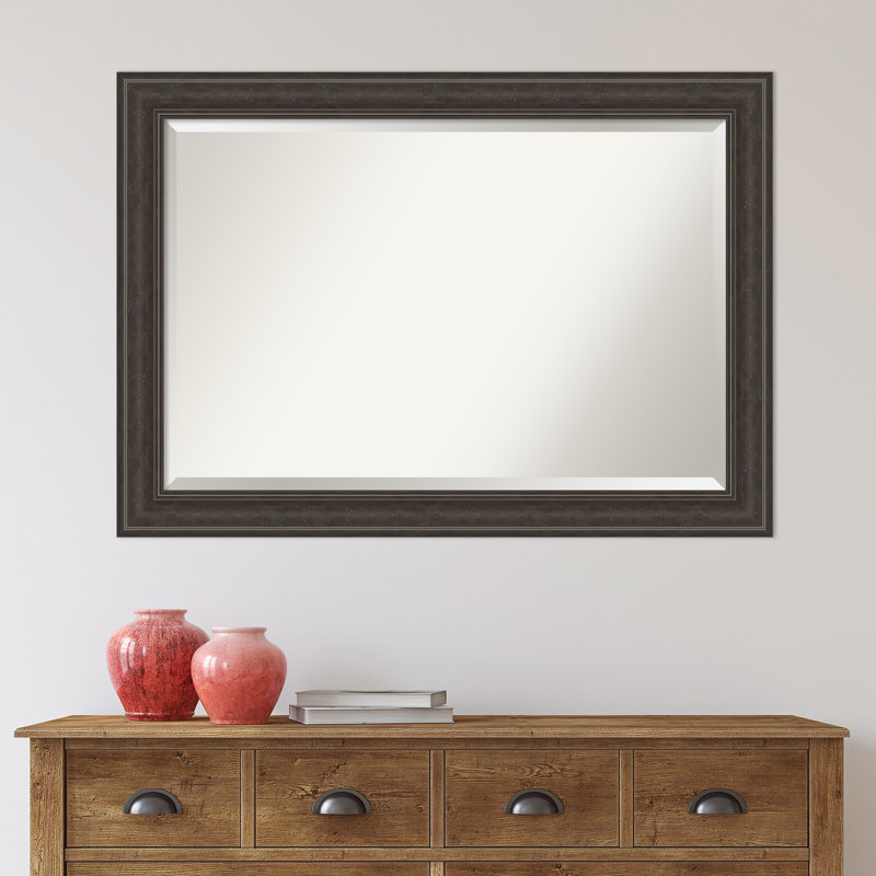Miroir mural Mcbrayer, 29 po x 41 po, Bronze foncé