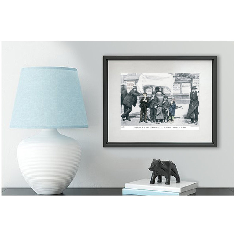 London, A Hokey Pokey (Ice Cream) Stall, Greenwich 1884 by Francis Frith - Single Picture Frame Print