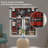 Kitchen Curtains Sets for Windows,3 Pack, Coffee Retro