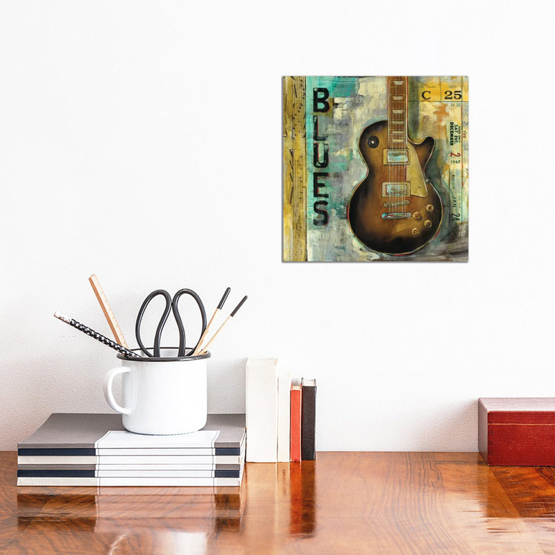 Blues 1 Piece Wrapped Canvas Wall Art, 30.48 cm H x 30.48 cm W