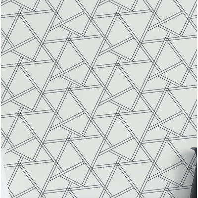 Bourland Peel & Stick Geometric Roll