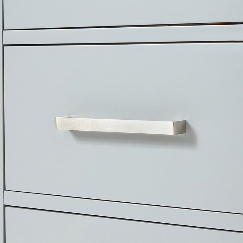 Base de meuble-lavabo double Petrel, Gris