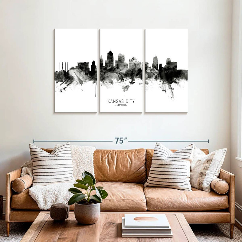 Skyline de Sirecs, Kansas City, Missouri III, H 36 po x l 57 po