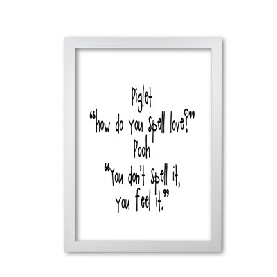 Winnie The Pooh Love Quote - Print