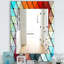 La couleur triangulaire Fields moderne et contemporaine Miroir-40086999-40238615