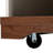 55.5 - Inch Kitchen Island With Drop Leaf, Sliding Barn Door, Adjustable Shelf, And Lockable Wheels For Dining Room Use Decor Convenience