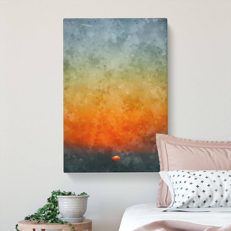 Glorious Sunset - Wrapped Canvas, 76cm H x 50cm W x 3cm D