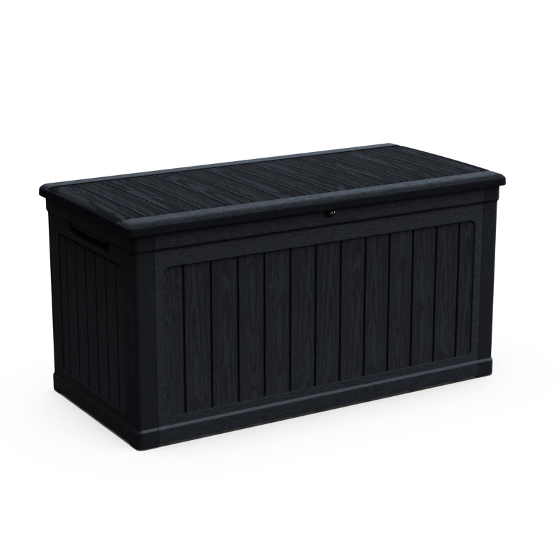 230 Gallon Metal Outdoor Deck Box Waterproof, 32" H x 57.95" W x 32.28" D