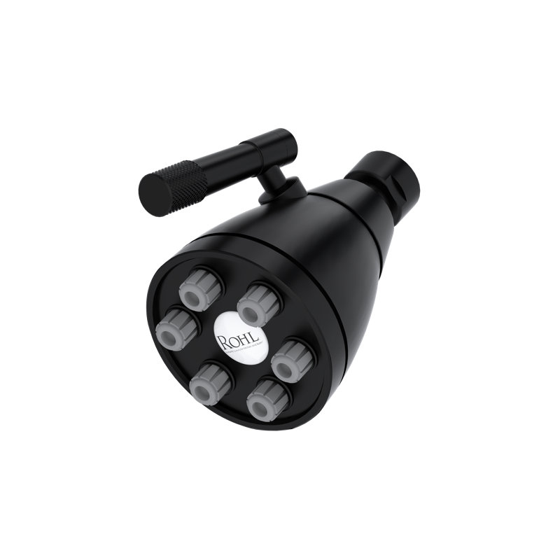 Graceline 3" Multi-Function Showerhead, Matte Black