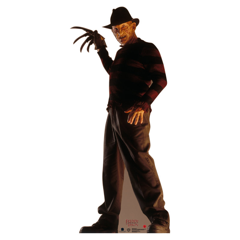 72'' Freddy Krueger Outdoor Halloween Standee