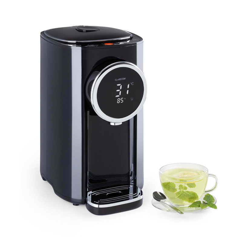 Klarstein 5L Stainless Steel Electric Tea Kettle, Black