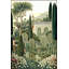 Tapis vert lavable à motif animal botanique vert-1872451678