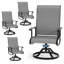 Ensemble de chaises berçantes pivotantes 360 ° -327895023