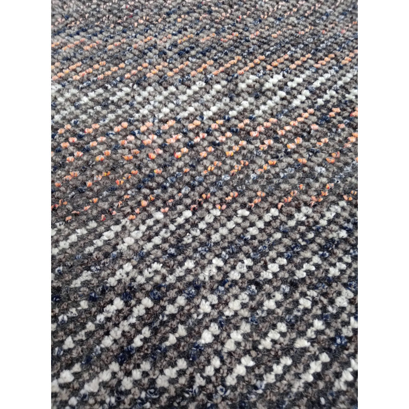 Classics Hand-Knotted Wool Gray/Brown Rug, Rectangle 10' x 14'