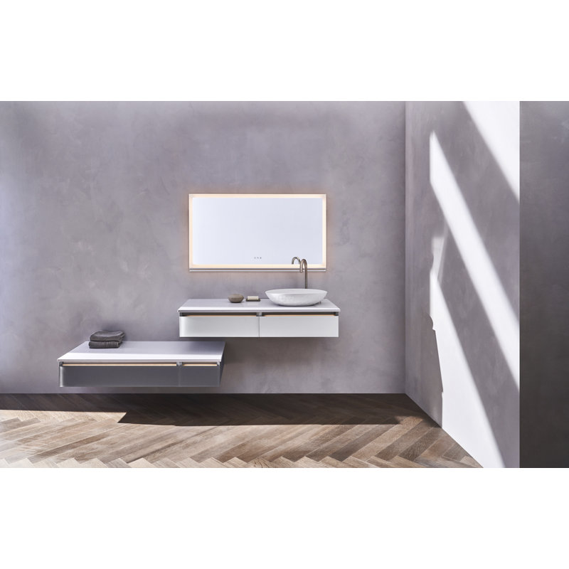 Mirrored Medicine Cabinet with LED Lights, 27" H x 36" W x 6" D