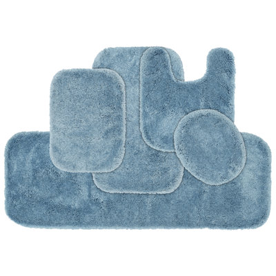 Ensemble de tapis / tapis de bain ultra doux 5 pièces avec envers antidérapant Mccluney