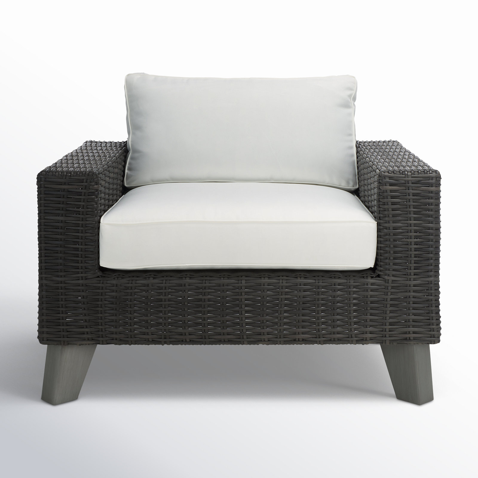 Swifton Outdoor Lounge Chair, Dark Gray