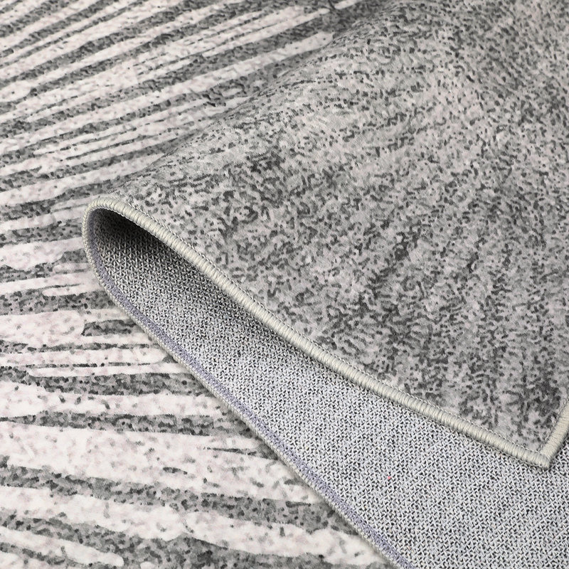 Tapis à poils courts lavable Modern, Rectangle 5 pi x 7 pi