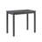 Lux Gray 3 Piece Counter Height 36" Pub Table Set with Tufted Gray Linen Stools