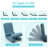 Modern Sleeper Convertible Chair Adjustable Backrest Small Couch Bed For Living Room/Small Apartment-1536343245