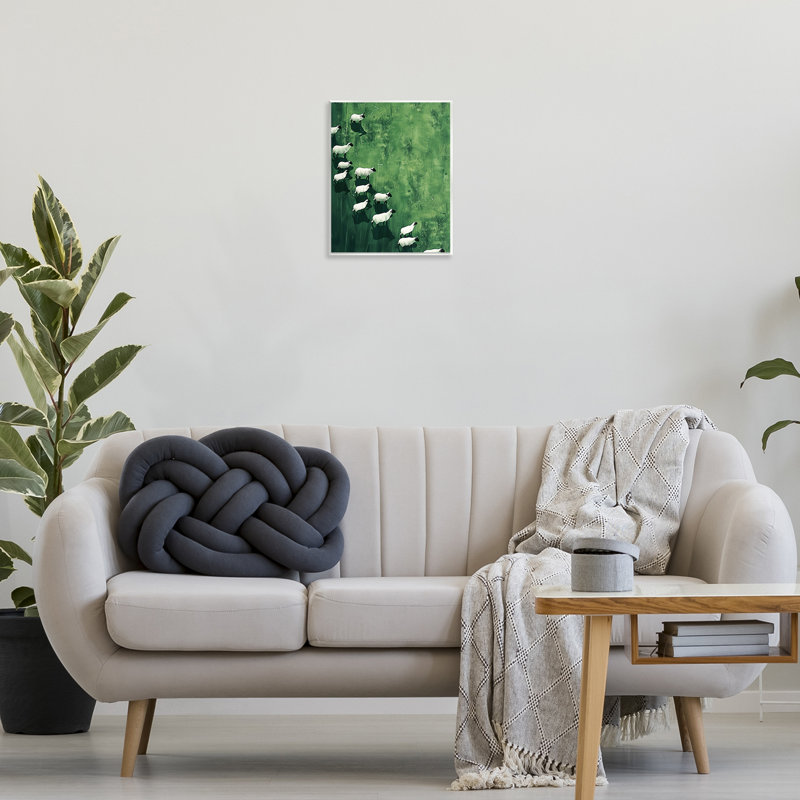 «Wandering Sheep Abstraction», plaque murale par Arlington Prints