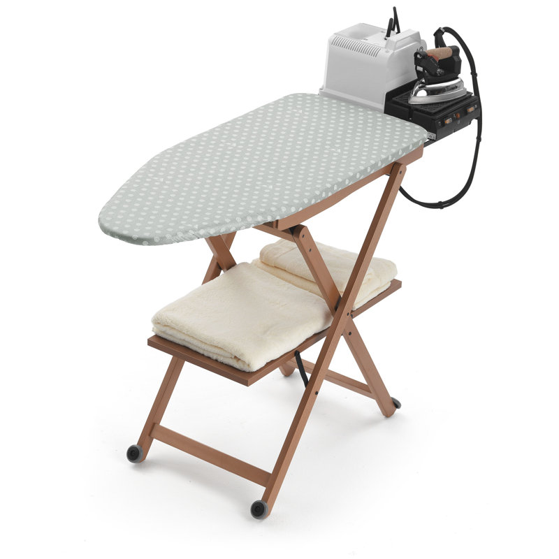 Grazierville Wood Freestanding Ironing Board, Cherry Wood