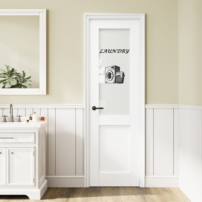 Porte standard en bois manufacturé massif, 18 po x 80 po