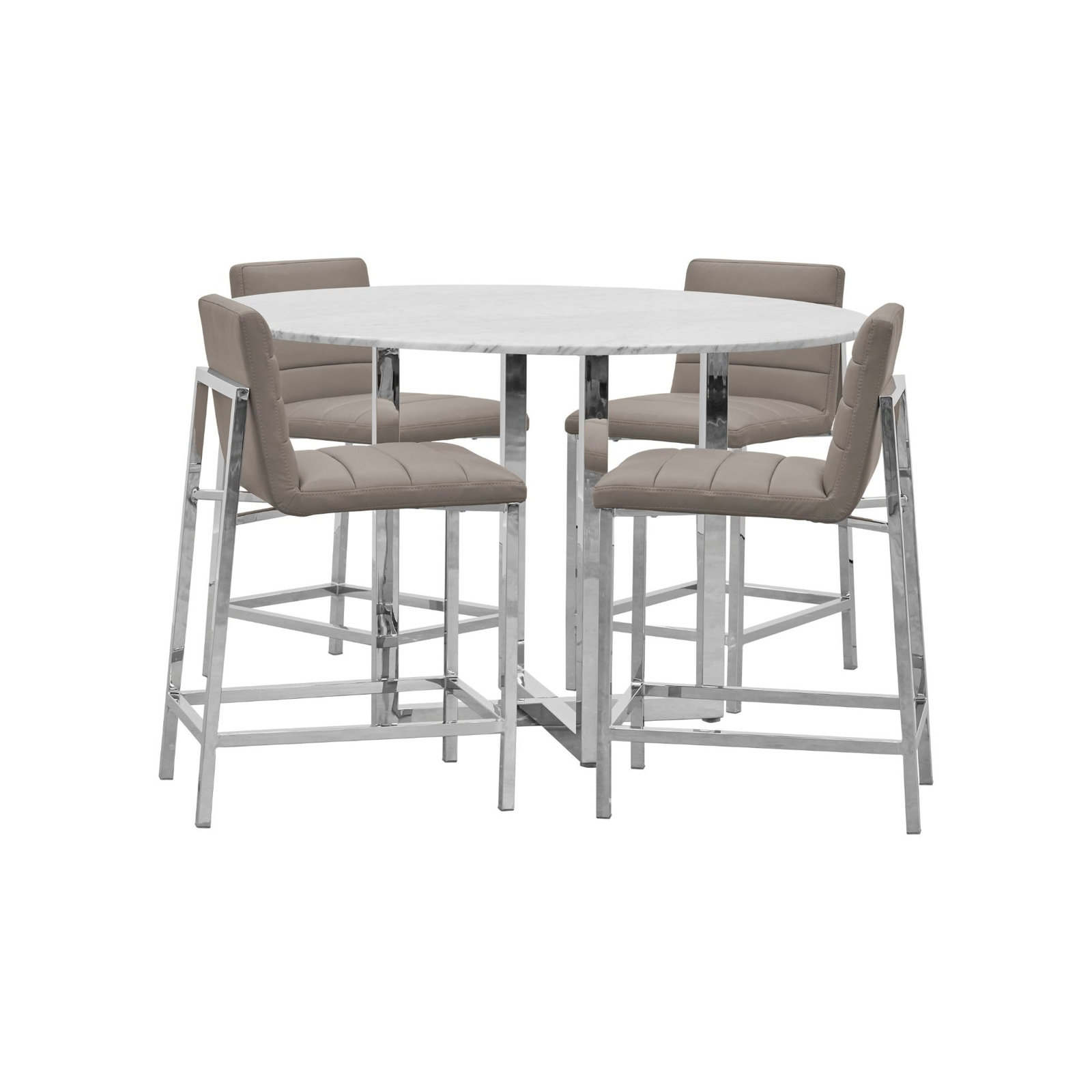 Misa Bar & Counter Stool, Counter Stool (26" Seat Height), Taupe