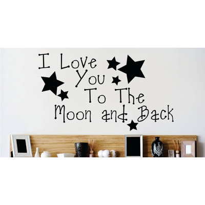 Text & Numbers Non-Wall Damaging Wall Decal