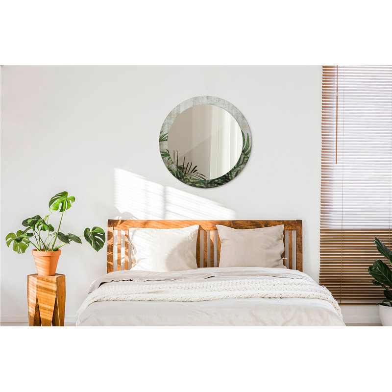 Huldar Glass Flat Wall Mirror