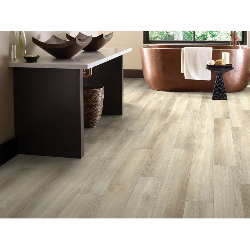 Shaw Stabilitas 7-mm x 7-in W x 48-in L Waterproof Luxury Vinyl Plank Flooring, Marine