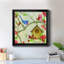 Voisinage II - Peinture sur toile encadrée-1368358743-1368358741
