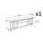 Mid ancient style retro TV stand