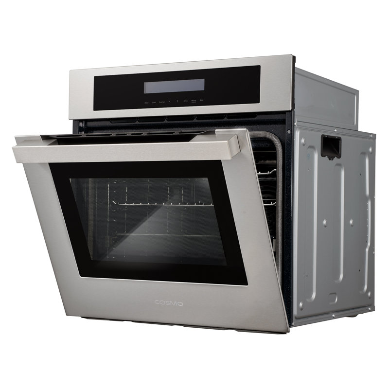 Cosmo 3 Piece Kitchen Appliance Package with , Range 36 in. Electric and Gas Cooktop , Wall Oven , Dishwasher , and Microwave , and Under Cabinet Range Hood , and Wine Refrigerator , and Air Fryer
