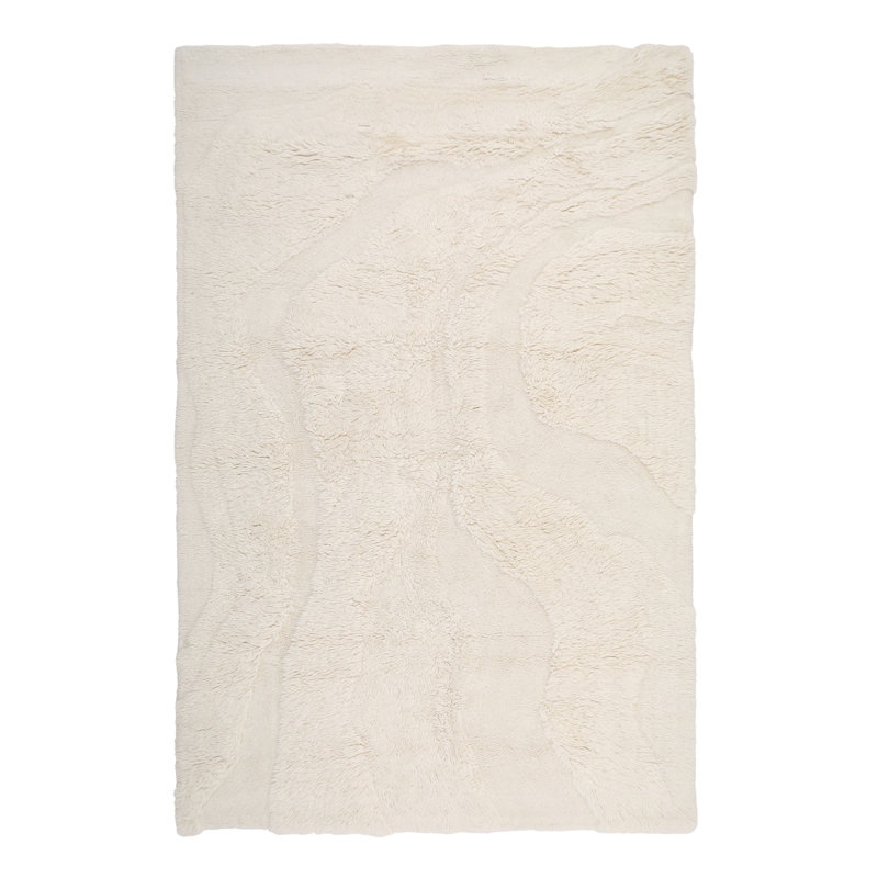 Oceano Ivory Area Rug - 9x12, Rectangle 6'1" x 9'