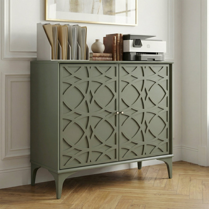 2 Door Sideboard, Kale Green