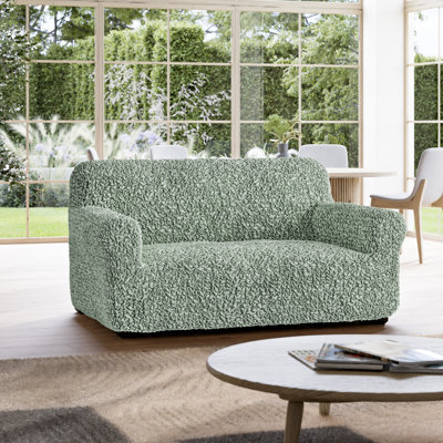 Stretchy Slipcover for Loveseat Sofa - Eco-Friendly & Soft - Fuco Cotton Collection