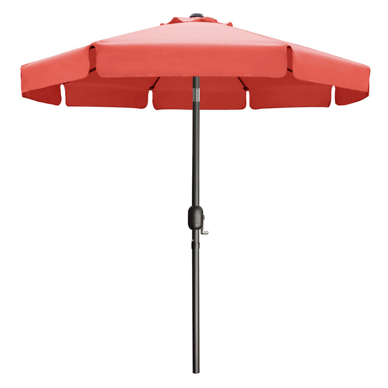Parasol de marché 9 pi Hobert, Rouge, H 94,5 po x l 106 po x P 106 po