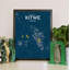 Kitwe City Map - No Frame Print-648197856