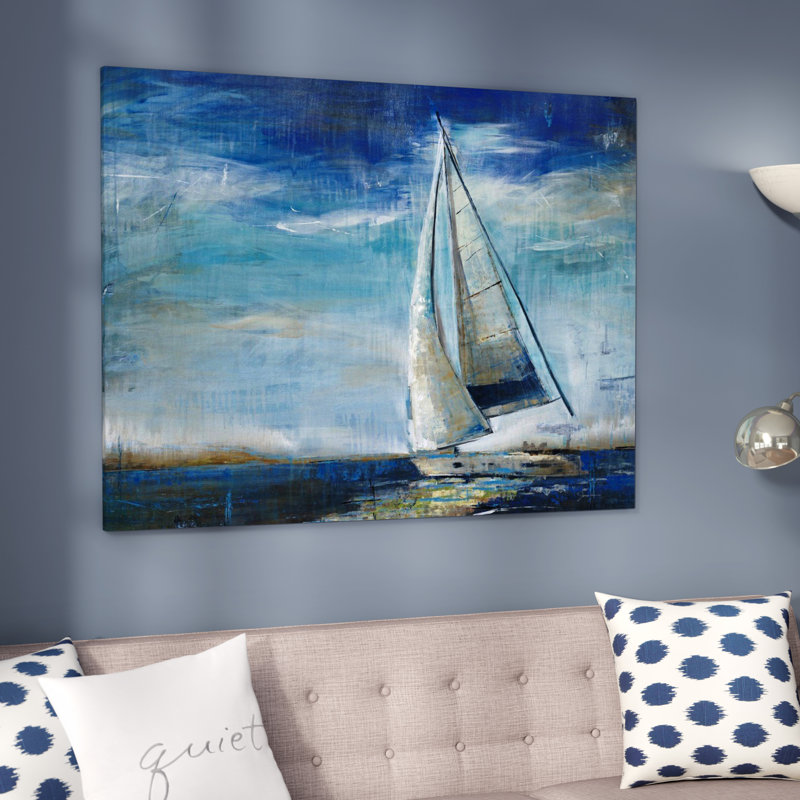 " Sail Away ", 36" H x 48" W x 1.5" D, Canvas