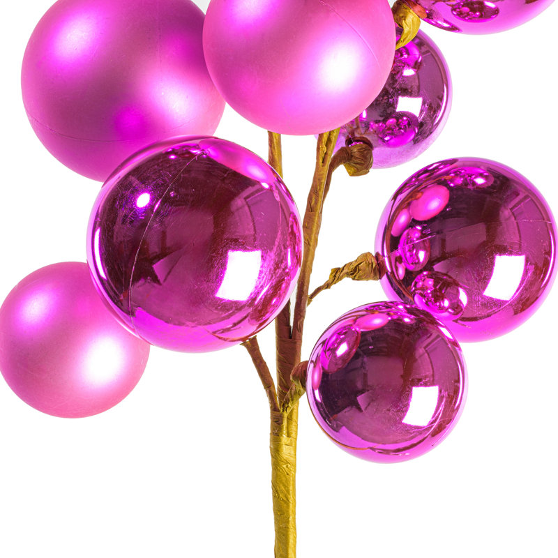  Vaporisateur d'ornement boule rose 30 po., Rose millennial